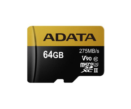 Karta pamięci ADATA 64GB microSDXC zapis 155MB/s odczyt 275MB/s